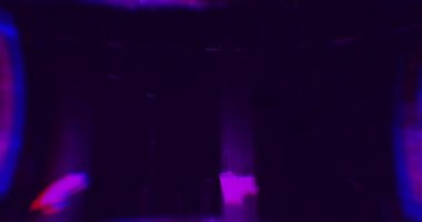 Soyut Violet Lazer Işıkları. Lazer Tüneli. Strobe Lights. Vj Döngüsü