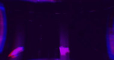 Soyut Violet Lazer Işıkları. Lazer Tüneli. Strobe Lights. Vj Döngüsü