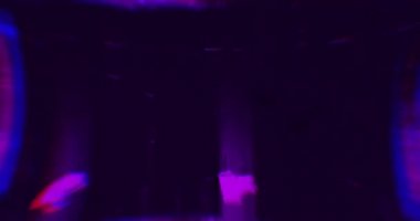 Soyut Violet Lazer Işıkları. Lazer Tüneli. Strobe Lights. Vj Döngüsü