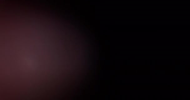 Siyah Arkaplanda Sıcak Işık Sızıntıları Üst Üste Koy Dönüşüm Video — Stok video