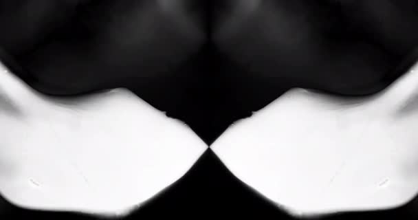 Абстрактний Фон Чорнила Рух Рідини Переміщення Рідкого Чорнила Воді — стокове відео