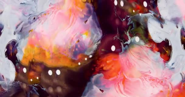 Peinture acrylique fluide. Fond bouclé 