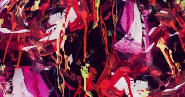 Akrilik Akışkan Boyama. Döngülü Arkaplan