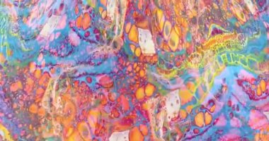 Akrilik Akışkan Boyama. Döngülü Arkaplan