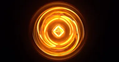 Siyah Arkaplanda Parlayan Vintage Ampul. Lambayı açıp kapatıyorum. Titrek Ampul