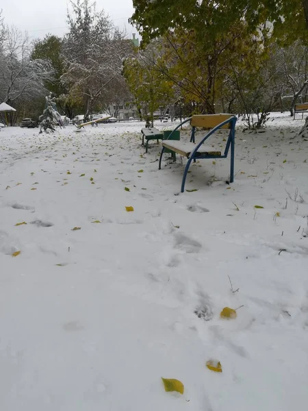 The first snow fell in mid-October.