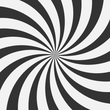 Soyut arkaplan. Siyah-beyaz spiral.