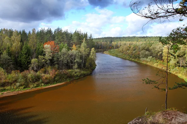 Valle del río báltico — Foto de Stock