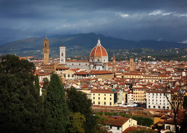 Panoramiczny widok na Florencję — Zdjęcie stockowe
