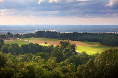 Pastoral kırsal hava manzara