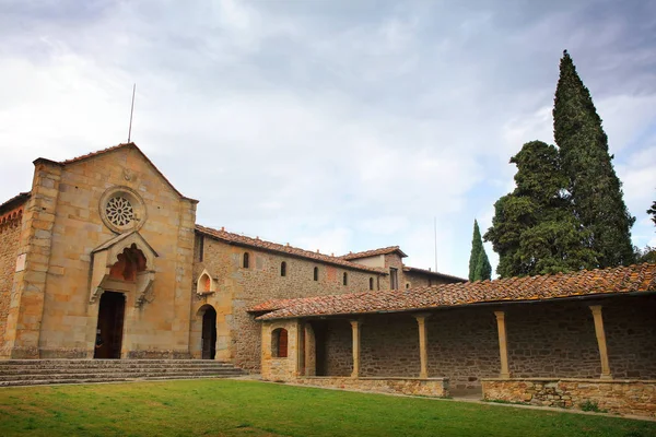 Gamla italienska kloster Stockfoto