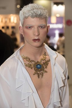 Güzellik Şovu 2019. Varşova. Polonya. Güzellik uzmanları ve kozmetik üreticileri için etkinlik. Biletli olay.