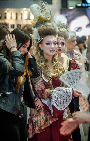 Beauty Show 2019 Warsaw Poland Event Beauticians Cosmetics Manufacturers Ticketed — ストック写真