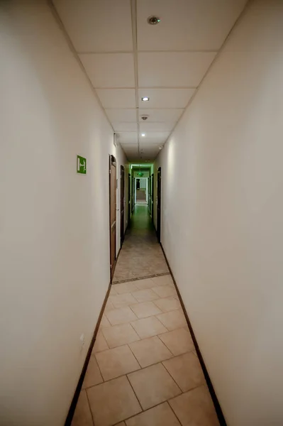 ロッズポーランドだ2018年ホテルの廊下 — ストック写真
