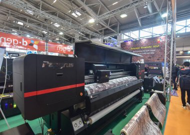 Münih, Almanya 2019 Fespa Ticaret Fuarı