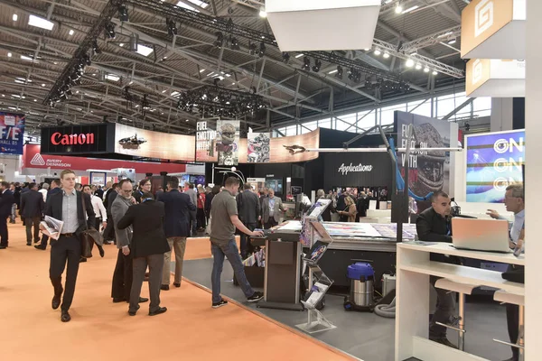 Münih, Almanya 2019 Fespa Ticaret Fuarı