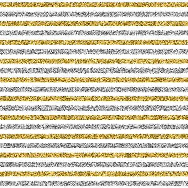 Noel sorunsuz arka plan ile parıldayan altın ve gümüş şeritler