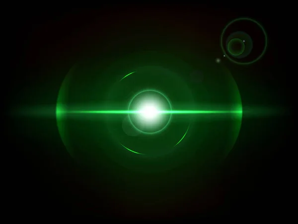Grön utrymme explosion, kosmos burst — Stock vektor