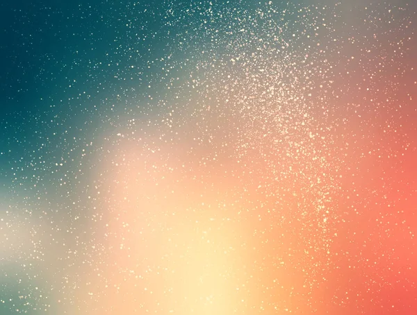 Yıldızlı gökyüzü illüstrasyon, yıldız ve renkli gece gökyüzünde yıldız kümeleriyle üzerinde Samanyolu — Stok fotoğraf