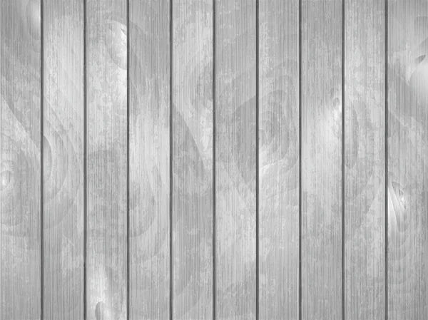 Illustration vectorielle en bois blanc. Fond en bois, motif texturé clair, chêne blanc. Bureau grunge en bois clair blanc et gris . — Image vectorielle