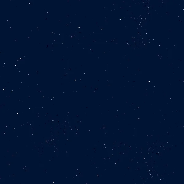 Patrón inconsútil estrellado, salpicado mano dibujar universo y patrón repetible galaxia. Puntos, pintura en aerosol sobre fondo oscuro, vector universo sin costuras de fondo. Cielo nocturno estrellado con motas, partículas — Vector de stock