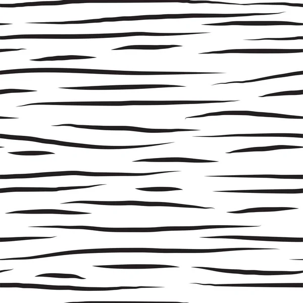 Patrón sin costura abstracto con líneas de pincel dibujadas a mano sobre fondo blanco. Fondo de patrón abstracto simple para interrior, diseño textil, artesanía de papel. Dibujado a mano minimalista forrado sin costuras — Archivo Imágenes Vectoriales