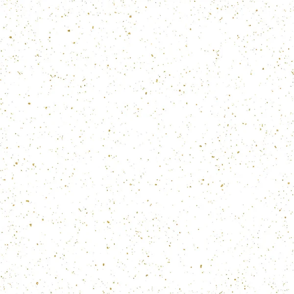 Abstrakt vektor glänsande gyllene texturerat damm, fläckar med gnistrande guldfolie på vit bakgrund. Golden folie glitter bakgrund för jul, Bröllop, Födelsedag händelser — Stock vektor