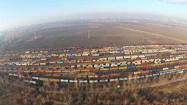 Tren depo hava vurdu