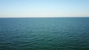 Yelkenli tekne, deniz manzara, hava atış