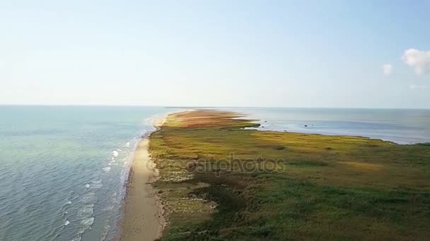 Black Sea coast , Danube Delta region — Stock Video