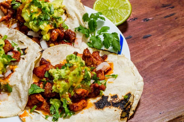 Tijuana Tacos, copy space — стокове фото
