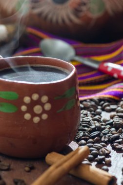Cafe de Olla, Clay Pots 'tan geleneksel Meksika kahvesi.