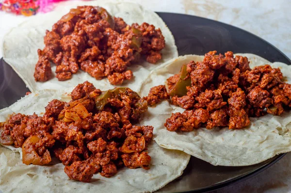 Vejetaryen Vejetaryen Cochinita Pibil, Dokulu Soya Proteinli Taco