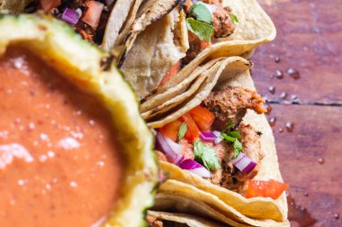Tacos Al Pastor Shepherd 'ın Meksika' nın kuzeyinde 