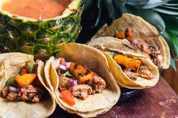 Tacos Al Pastor Shepherd 'ın Meksika' nın kuzeyinde 