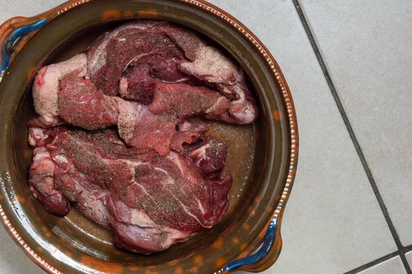 Тушеная говядина, мексиканская еда Халиско — стоковое фото