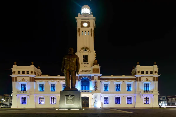 VERACRUZ, MEXICO 20 JUNE 2018: Veracruz 의 항구에 있는 Carranza 등대 — 스톡 사진