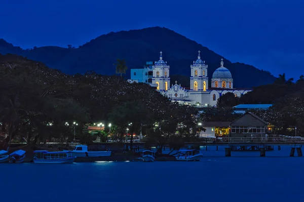 Catemaco Den Magiska Staden Södra Veracruz Mexiko Turistområde Och Fiskeby — Stockfoto