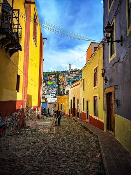 Güzel ve renkli şehir Guanajuato, Meksika.