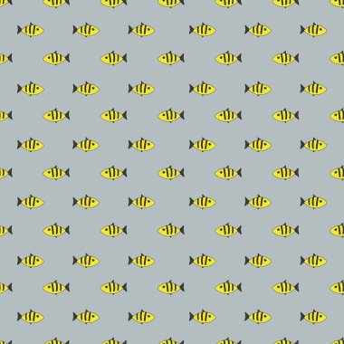 Şirin küçük balıkların kusursuz deseni..