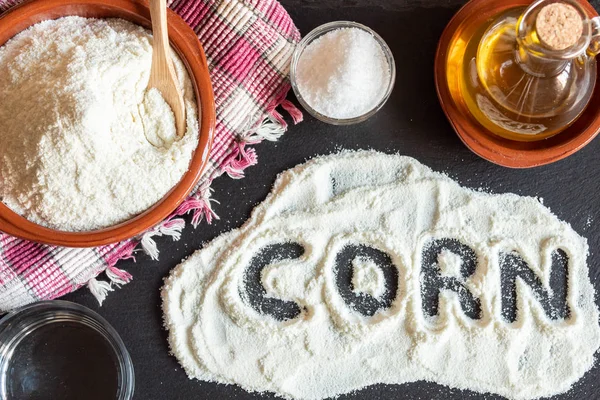Mısır arepası yapmak için gerekenler