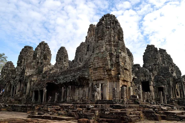 As faces do Bayon, Angkor Thom, Camboja . — Fotografia de Stock