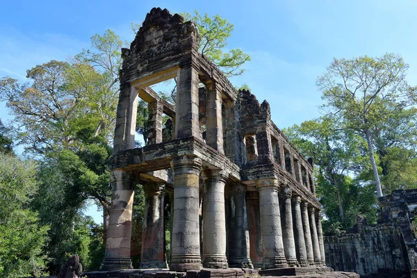 Building in Preah Khan complex, Angkor, Cambodge . — Photo