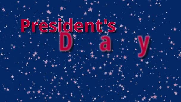 President Day Sale Special Offer Text — Stock Video