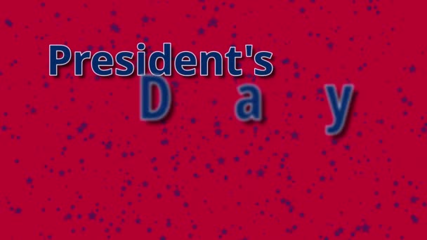 President Day Sale Speciale Aanbieding Tekst — Stockvideo