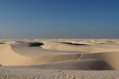Lencois Maranhenses Ulusal Parkı 'nın kumulları.