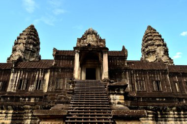 View of the temple from the beautiful temple of Angkor Wat