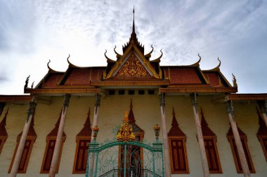 View of a building of the Royal Palace complex of Phnom Penh