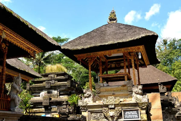 Primer Plano Templo Complejo Tirta Empul Bali — Foto de Stock