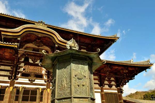 Внешний Вид Храма Тодай Цзи Нара — стоковое фото